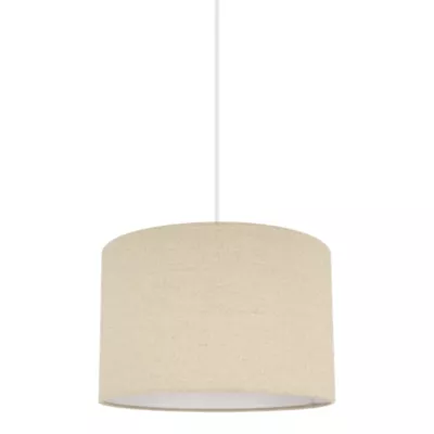 Abat-jour rond beige Ø30cm GoodHome Kpezin