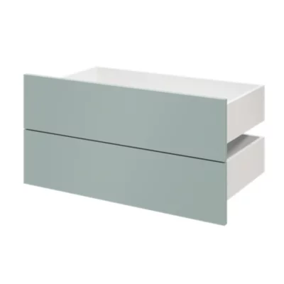 Tiroir GoodHome Atomia bleu aqua H. 18,5 x l. 74,7 x P. 39 cm vendu par 2