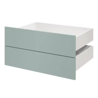 Tiroir GoodHome Atomia bleu aqua H. 18,5 x l. 74,7 x P. 50 cm vendu par 2