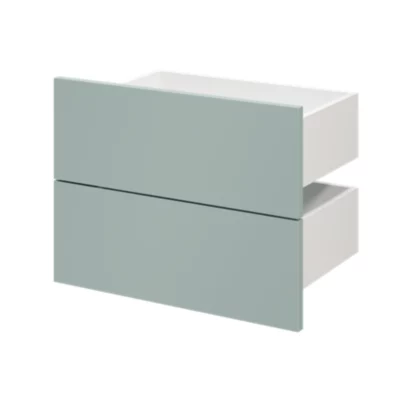 Tiroir GoodHome Atomia bleu aqua H. 18,5 x l. 49,7 x P. 30 cm vendu par 2