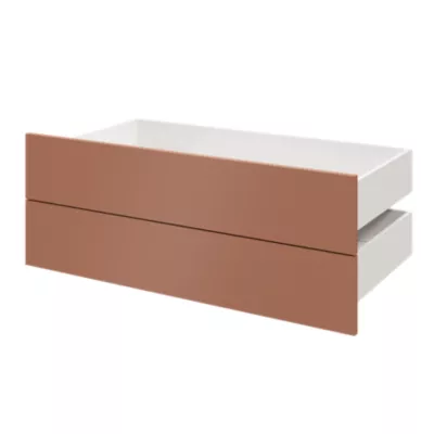 Tiroir GoodHome Atomia terracotta H. 18,5 x l. 99,7 x P. 50 cm vendu par 2