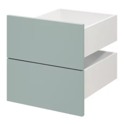 Tiroir GoodHome Atomia bleu aqua H. 18,5 x l. 37,2 x P. 39 cm vendu par 2
