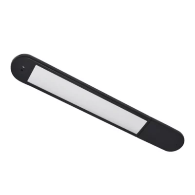Reglette LED sous meuble sur batterie noir IP20 L.30 x l.4,1 cm