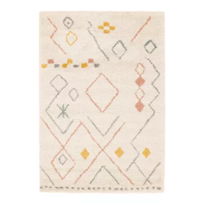 Tapis pelucheux tissé Manzo GoodHome L. 160cm x l. 230cm multicolore