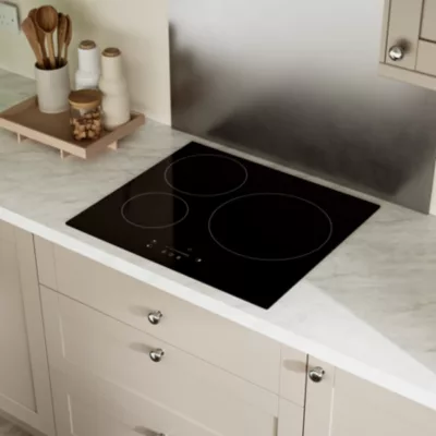 Plaque de cuisson induction 3 foyers - coloris noir - l.59 x P.52 x H.6,2 cm NN3ZID60EU