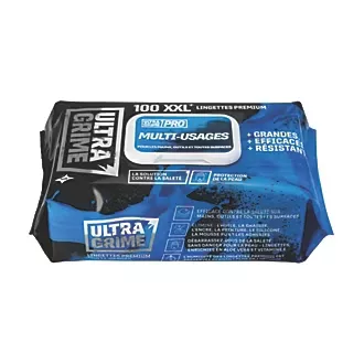 Lingettes nettoyantes XXL multiusages Ultragrime Pro - paquet de 100