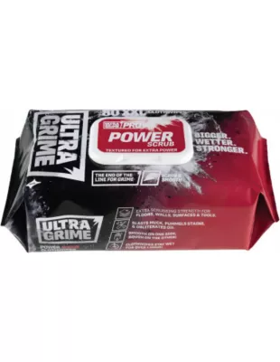 Image principale de Lingettes nettoyantes XXL double face multiusages Ultragrime Power scrub - paquet de 80