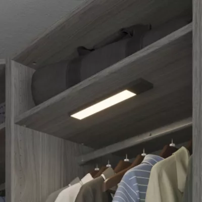 Réglette sous meuble Gamboa LED intégrée blanc neutre IP20 135lm 2W L.30xl.5xH.1cm noir GoodHome