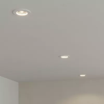3 spots encastrables GU10 blanc neutre IP20 230lm 3.1W Ø8.2xH.8.7cm blanc