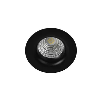 3 spots encastrables Hobson LED intégrée blanc neutre IP20 dimmable 450lm 6.1W Ø8.8xH.5.3cm noir GoodHome