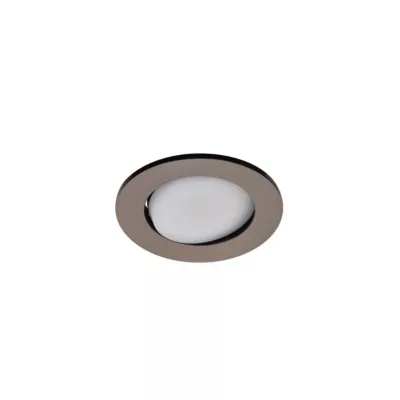 3 spots encastrables Quimby LED intégrée blanc neutre IP20 dimmable 350lm 5.5W Ø8.5xH.5.2cm chrome GoodHome