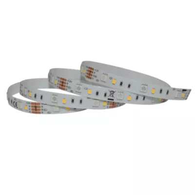 Rallonge ruban lumineux Waldeck LED intégrée variation de blancs et de couleurs IP20 dimmable 400lm 5W L.100cm blanc GoodHome