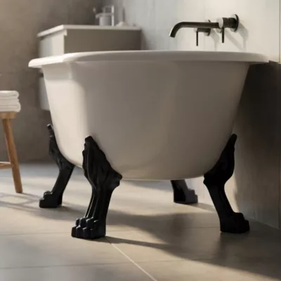 4 Pieds noirs pour baignoire Emba, GoodHome
