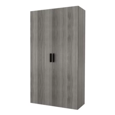 Armoire penderie portes battantes effet chêne grisé GoodHome Atomia H. 187,5 x L. 100 x P. 45 cm