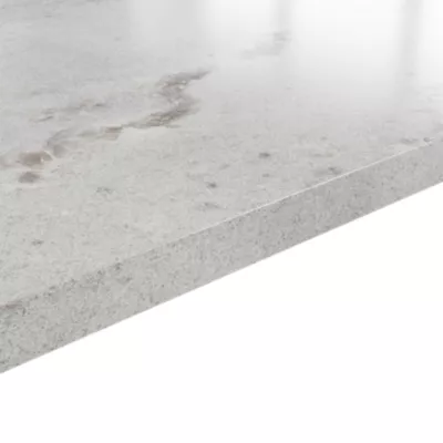 Plan de travail stratifié effet granit clair L.300 x ép.3,8 cm GoodHome Berberis
