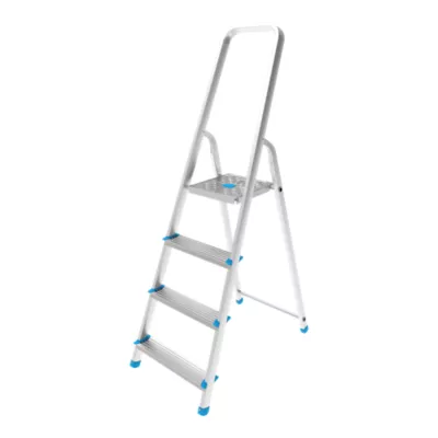 Image principale de Escabeau Mac Allister en aluminium 4 marches – Hauteur de travail 2,6 m