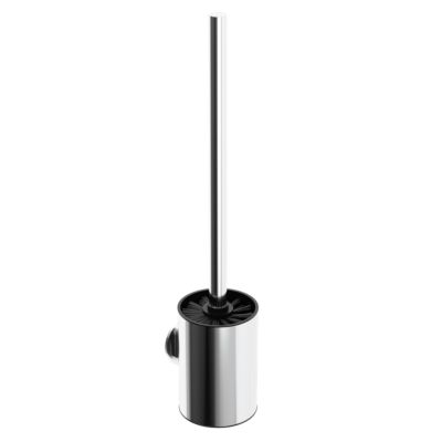 Brosse WC et support mural en acier inoxydable chromé Cavally GoodHome