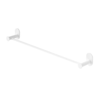 Porte-serviettes mural en acier inoxydable blanc l.60 cm Cavally GoodHome