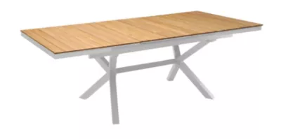 Salon de jardin table et fauteuils teck 8 personnes Absolu Ahora Proloisirs
