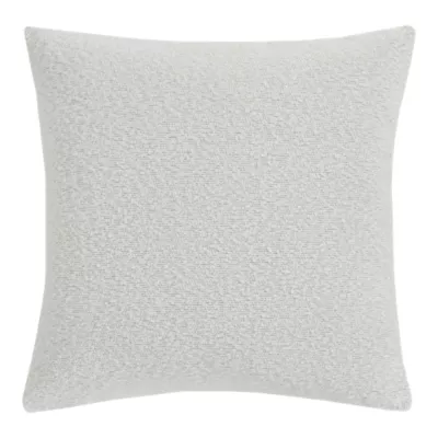 Housse de coussin bouclette Tawau blanc l.45 x L.45cm GoodHome