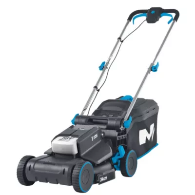 Tondeuse sans fil sur batterie 18 V - largeur de coupe 34 cm - bac 35 L - Mac Allister (vendue sans batterie ni chargeur)