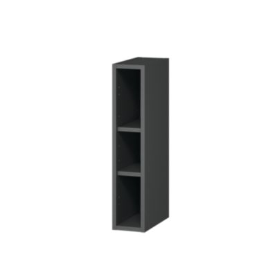 Caisson haut de cuisine GoodHome anthracite H. 72 cm x L. 15 cm