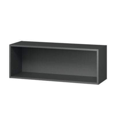 Caisson haut de cuisine GoodHome anthracite H. 36 cm x l. 100 cm