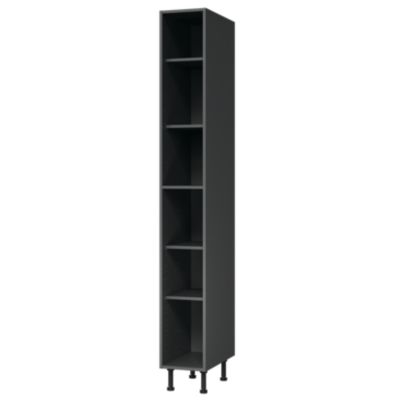 Ensemble de tablettes pour colonne anthracite L.30 x P.57 cm GoodHome