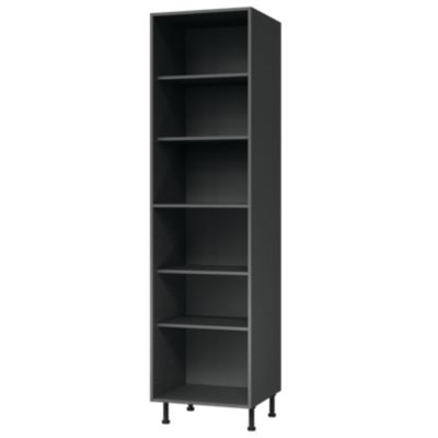 Ensemble de tablettes pour colonne anthracite L.60 x P.57 cm GoodHome
