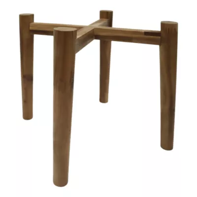 Support pour pot de fleurs en bois d'acacia Ø.26 x H.30 cm Verve