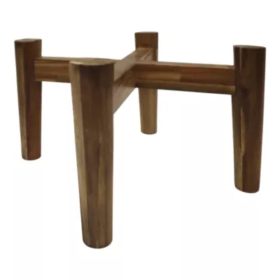 Support pour pot de fleurs en bois d'acacia Ø.21 x H.16 cm Verve