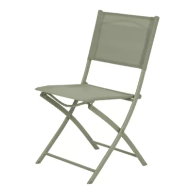 Chaise de jardin pliante Saba vert H.84,5 cm GoodHome