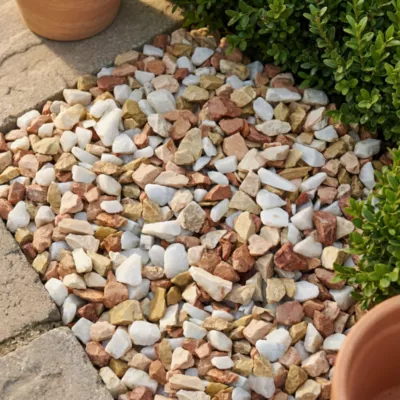 Gravier décoratif multicolore Riviera 8-12mm 25kg