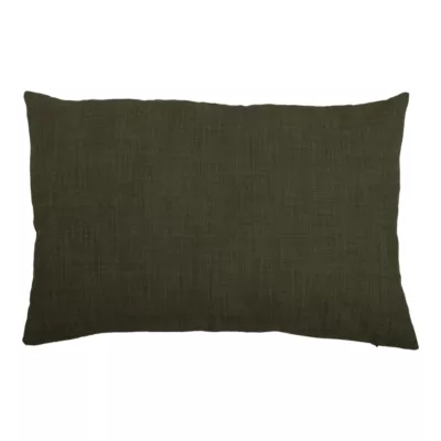 Housse de coussin Novan kaki l.40 x L.60cm GoodHome