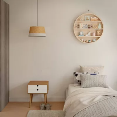 Papier peint à peindre vinyle intissé texturé blanc L. 2500 x l. 106 cm GoodHome Wampi
