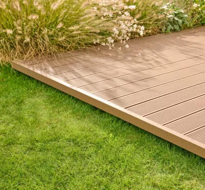 Profil de finition composite marron Klikstrom Neva L.220 cm
