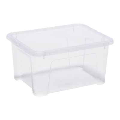 Boîte en plastique 24 L Kaze transparent