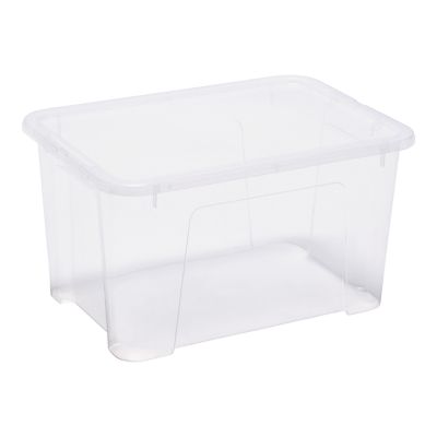 Boîte en plastique 45 L Kaze transparent