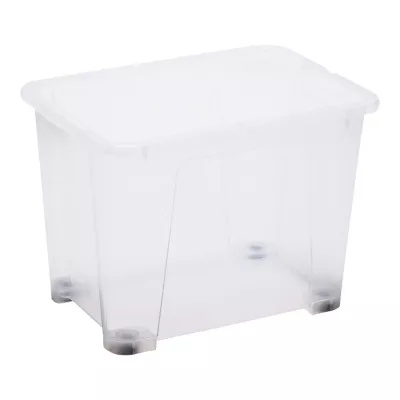 Boîte en plastique 60 L Kaze transparent
