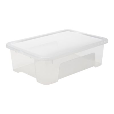 Boîte en plastique 25 L Kaze transparent