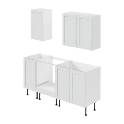 Cuisine complète sans électroménager Ash gris mat GoodHome