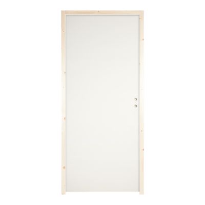 Image principale de Bloc-porte Exmoor pro blanc H.204 x l.83 cm, poussant gauche