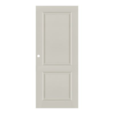 Porte coulissante Camargue 2 panneaux blanc H.204 x l.83 cm