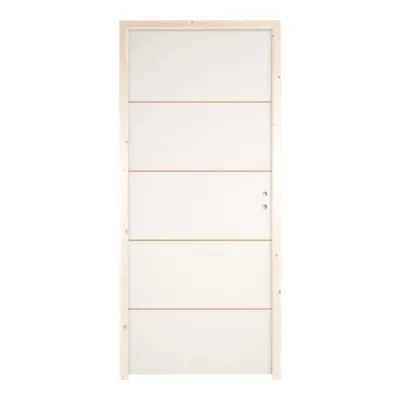 Bloc-porte Slot pro blanc H.204 x l.83 cm, poussant gauche