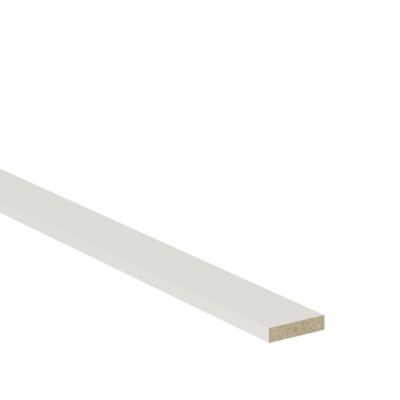 Corniche Elcot blanc l.240 x H.1,6 cm GoodHome