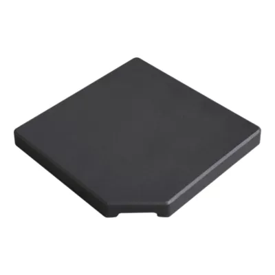 Dalle parasol carré en béton de 30kg gris foncé GoodHome Moku