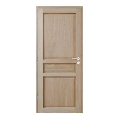 Bloc-porte Ordesa 3 panneaux effet chêne H.204 x l.73 cm, poussant droit