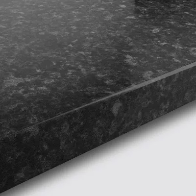 Plan de travail stratifié granit noir Izee L. 246 cm x l. 63,5 cm x Ép. 38 mm