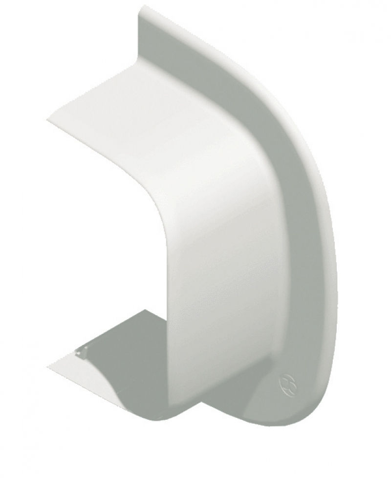 GOULOTTE POUR LA CLIMATISATION CND PVC auto-extinguible coloris Blanc Everestlivré socle + couvercle - longueur standard 2 m ( tarifé au mètre )