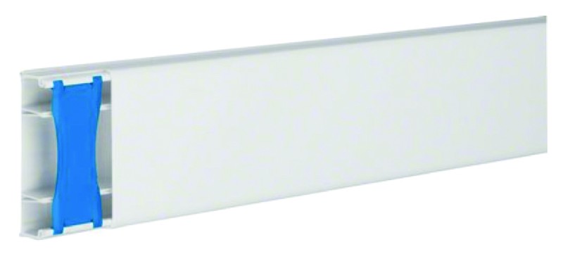 Système de goulottes de distribution multi-usages en PVC coloris blanc pure